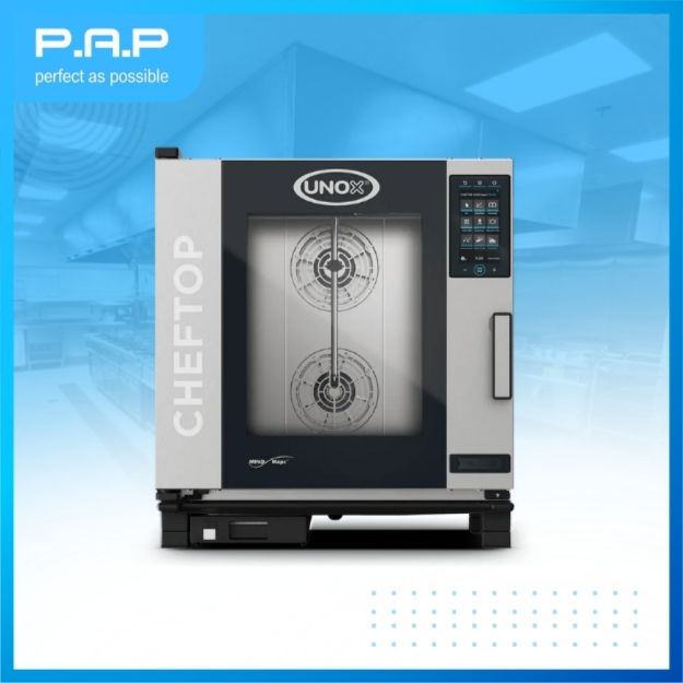 Lò hấp nướng đa năng 7 khay Unox Cheftop Mind.Map Plus XEVC0711EPRM