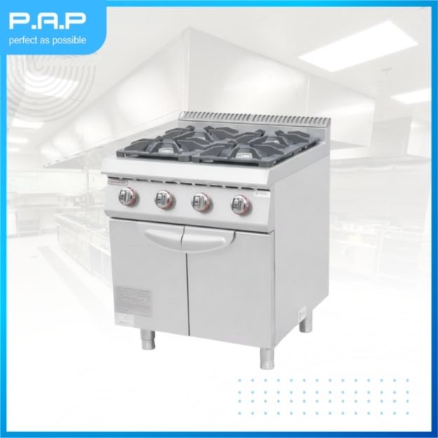 Bếp Âu 4 họng có lò nướng