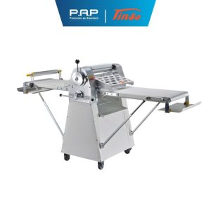 Máy cán bột băng tải Tinso để sằn