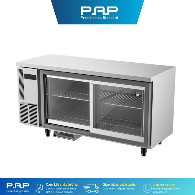 UNDERCOUNTER SLIDING GLASS DOOR REFRIGERATOR RT-156MA-S(P)SG